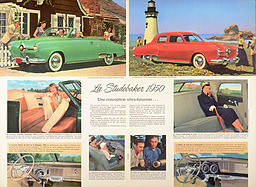 Studebaker Bauprogramm 1950 - Verkaufsprospekt (1949, franz.) - Seiten 5 und 6 Studebaker Bauprogramm 1950 - Verkaufsprospekt (1949, franz.) - Seiten 5 und 6