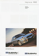 Subaru Impreza 4WD - Farbtabelle (2001) Subaru Impreza 4WD - Farbtabelle (2001)