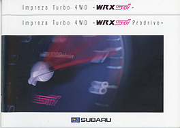 Subaru Impreza WRX STi - Verkaufsprospekt (2001) Subaru Impreza WRX STi - Verkaufsprospekt (2001)