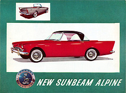 Sunbeam Alpine - Faltprospekt (1960, englisch) Sunbeam Alpine - Faltprospekt (1960, englisch)