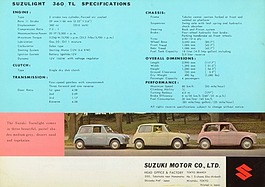 Suzulight 360 TL (1961) - Verkaufsprospekt (engl.) - Seite 4 Suzulight 360 TL (1961) - Verkaufsprospekt (engl.) - Seite 4