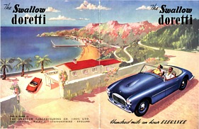 Swallow Doretti - Verkaufsprospekt (1954, engl.) Swallow Doretti - Verkaufsprospekt (1954, engl.)