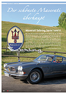SwissClassics Revue 2/2001 - der schönste Maserati überhaupt