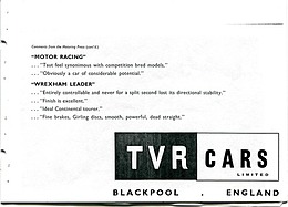 TVR Grantura Mk II A - Verkaufsprospekt (1960, engl.) - Seite 3 TVR Grantura Mk II A - Verkaufsprospekt (1960, engl.) - Seite 3