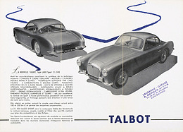Talbot-Lago T14 2 Litre 500 - Verkaufsprospekt (1956, franz.) - Seite 2 Talbot-Lago T14 2 Litre 500 - Verkaufsprospekt (1956, franz.) - Seite 2