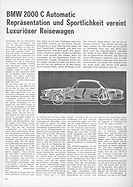 Test BMW 2000 C Automatic - Automobil-Illustrierte Nr.22/1966 - Seite 16 Test BMW 2000 C Automatic - Automobil-Illustrierte Nr.22/1966 - Seite 16