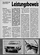 Test BMW 318 - mot Nr. 14/1975 - Seite 14 Test BMW 318 - mot Nr. 14/1975 - Seite 14