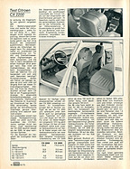 Test Citroën CX 2200 – mot Nr. 15/1975 – Seite 16 Test Citroën CX 2200 – mot Nr. 15/1975 – Seite 16
