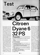 Test Citroën Dyane 6 – mot Nr. 7/1970 – Seite 12 Test Citroën Dyane 6 – mot Nr. 7/1970 – Seite 12