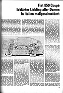 Test Fiat 850 Coupé – Automobil-Illustrierte Nr. 15/1966 – Seite 11 Test Fiat 850 Coupé – Automobil-Illustrierte Nr. 15/1966 – Seite 11