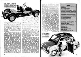 Test Goggomobil - Hobby Nr 3 1955 - Seiten 21 und 22 Test Goggomobil - Hobby Nr 3 1955 - Seiten 21 und 22