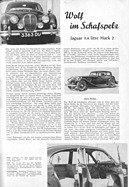 Test Jaguar 3,4 Litre Mark II – Automobil-Illustrierte 6/1960 – Seite 13