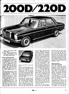 Test Mercedes-Benz 200 D/220 D – mot Nr. 17/1970 – Seite 25 Test Mercedes-Benz 200 D/220 D – mot Nr. 17/1970 – Seite 25