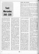 Test Mercedes-Benz 200 und 220 – mot Nr. 11/1970 – Seite 32 Test Mercedes-Benz 200 und 220 – mot Nr. 11/1970 – Seite 32