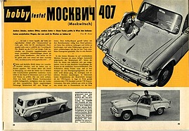 Test Moskwitsch 407 (hobby 6/1959) Test Moskwitsch 407 (hobby 6/1959)