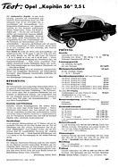 Bild von Test: Opel Kapitän 56 2.5 L - Motor-Rundschau 23/1955 - Seite 885