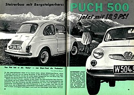 Test Puch 500 D - Hobby 1962 11 - Seiten 44 und 45