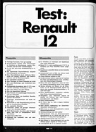 Test Renault 12 – mot Nr. 9/1970 – Seite 10 Test Renault 12 – mot Nr. 9/1970 – Seite 10