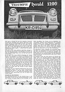 Test Triumph Herald 1200 Cabriolet – Automobil-Illustrierte 19/1961 – Seite 11