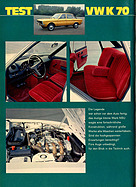 Test VW K 70 - mot Nr. 20/1970 - Seite 38 Test VW K 70 - mot Nr. 20/1970 - Seite 38