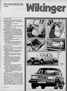Test Volvo 264 DL/GL - mot Nr. 2/1975 - Seite 28 Test Volvo 264 DL/GL - mot Nr. 2/1975 - Seite 28