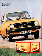 Test Volvo 66 DL – mot Nr. 22/1975 – Seite 34 Test Volvo 66 DL – mot Nr. 22/1975 – Seite 34