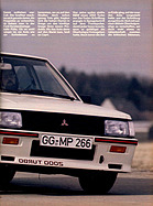 Testbericht Mitsubishi Lancer 2000 Turbo – mot Nr. 9 / 1981 Seite 43 Testbericht Mitsubishi Lancer 2000 Turbo – mot Nr. 9 / 1981 Seite 43