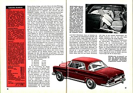 Traum-Coupé Mercedes-Benz 220 SE - Hobby 3/1961 - Seiten 96 und 97 Traum-Coupé Mercedes-Benz 220 SE - Hobby 3/1961 - Seiten 96 und 97