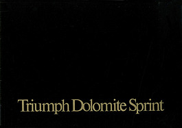 Triumph Dolomite Sprint - Verkaufsprospekt (1975) Triumph Dolomite Sprint - Verkaufsprospekt (1975)