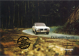Triumph Dolomite Sprint - Verkaufsprospekt (1976) Triumph Dolomite Sprint - Verkaufsprospekt (1976)