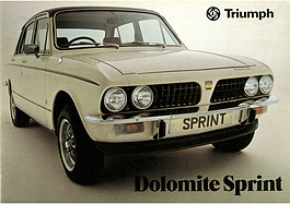 Triumph Dolomite Sprint - Verkaufsprospekt (1977) Triumph Dolomite Sprint - Verkaufsprospekt (1977)