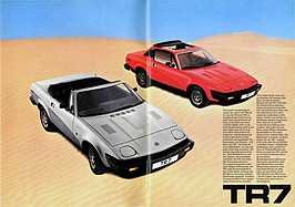 Triumph TR 7 Coupé und Cabriolet (1981) - Seiten 2 und 3 Triumph TR 7 Coupé und Cabriolet (1981) - Seiten 2 und 3