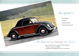 VW Cabriolet - 2-Sitzer - Prospekt (1949) - Seite 2 VW Cabriolet - 2-Sitzer - Prospekt (1949) - Seite 2