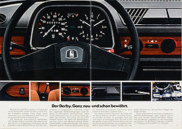 VW Derby - Verkaufsprospekt (1977) - Seiten 4 und 5 VW Derby - Verkaufsprospekt (1977) - Seiten 4 und 5