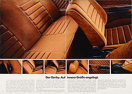 VW Derby - Verkaufsprospekt (1977) - Seiten 6 und 7 VW Derby - Verkaufsprospekt (1977) - Seiten 6 und 7