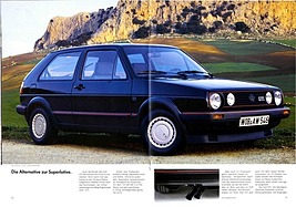 VW Golf GTI 16V - Verkaufsprospekt (1987) - Seiten 10 und 11 (1987)