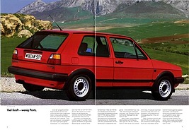 VW Golf GTI 16V - Verkaufsprospekt (1987) - Seiten 4 und 5 VW Golf GTI 16V - Verkaufsprospekt (1987) - Seiten 4 und 5