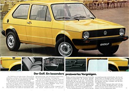VW Golf - Verkaufsprospekt (1980) - Seiten 10 und 11 (1980)