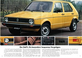 VW Golf - Verkaufsprospekt (1980) - Seiten 12 und 13 (1980)