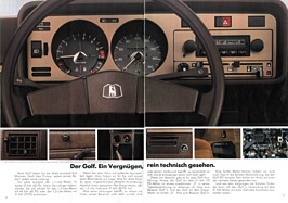 VW Golf - Verkaufsprospekt (1980) - Seiten 6 und 7 VW Golf - Verkaufsprospekt (1980) - Seiten 6 und 7