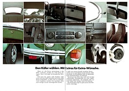 VW Käfer 1200 1300 1303 Cabriolet - Verkaufsprospekt (1973) - Seiten 20 und 21 (1973)