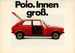 VW Polo – Verkaufsprospekt (1975) – Seite 2 VW Polo – Verkaufsprospekt (1975) – Seite 2
