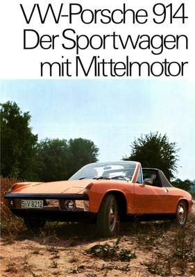 VW-Porsche 914 - Prospekt (1971, kurz) VW-Porsche 914 - Prospekt (1971, kurz)