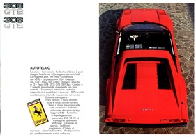 Verkaufsprospekt Ferrari 308 GTB  und GTS (1979)  - Seite 3 Verkaufsprospekt Ferrari 308 GTB  und GTS (1979)  - Seite 3