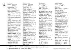 Verkaufsprospekt Lamborghini 350 GT - Seite 4 Verkaufsprospekt Lamborghini 350 GT - Seite 4