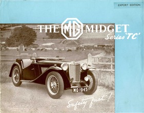 Verkaufsprospekt MG TC 1945 (englisch) Verkaufsprospekt MG TC 1945 (englisch)