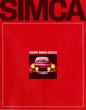Verkaufsprospekt Simca 1200 S (1968) Verkaufsprospekt Simca 1200 S (1968)