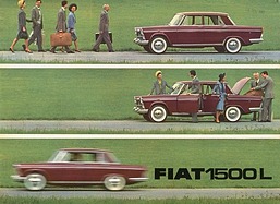 Verkaufsprospekt von 1963 zum Fiat 1500 L (deutsch) Verkaufsprospekt von 1963 zum Fiat 1500 L (deutsch)