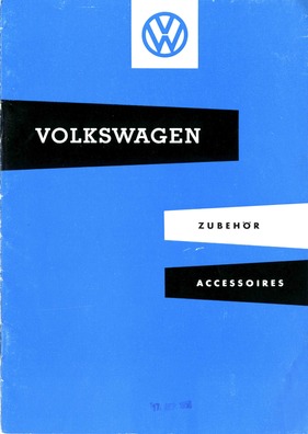 Volkswagen - Zubehörprospekt (d, f, 1958) Volkswagen - Zubehörprospekt (d, f, 1958)