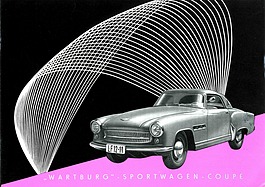 Wartburg Sportwagen Coupé - Verkaufsbroschüre (1958) Wartburg Sportwagen Coupé - Verkaufsbroschüre (1958)